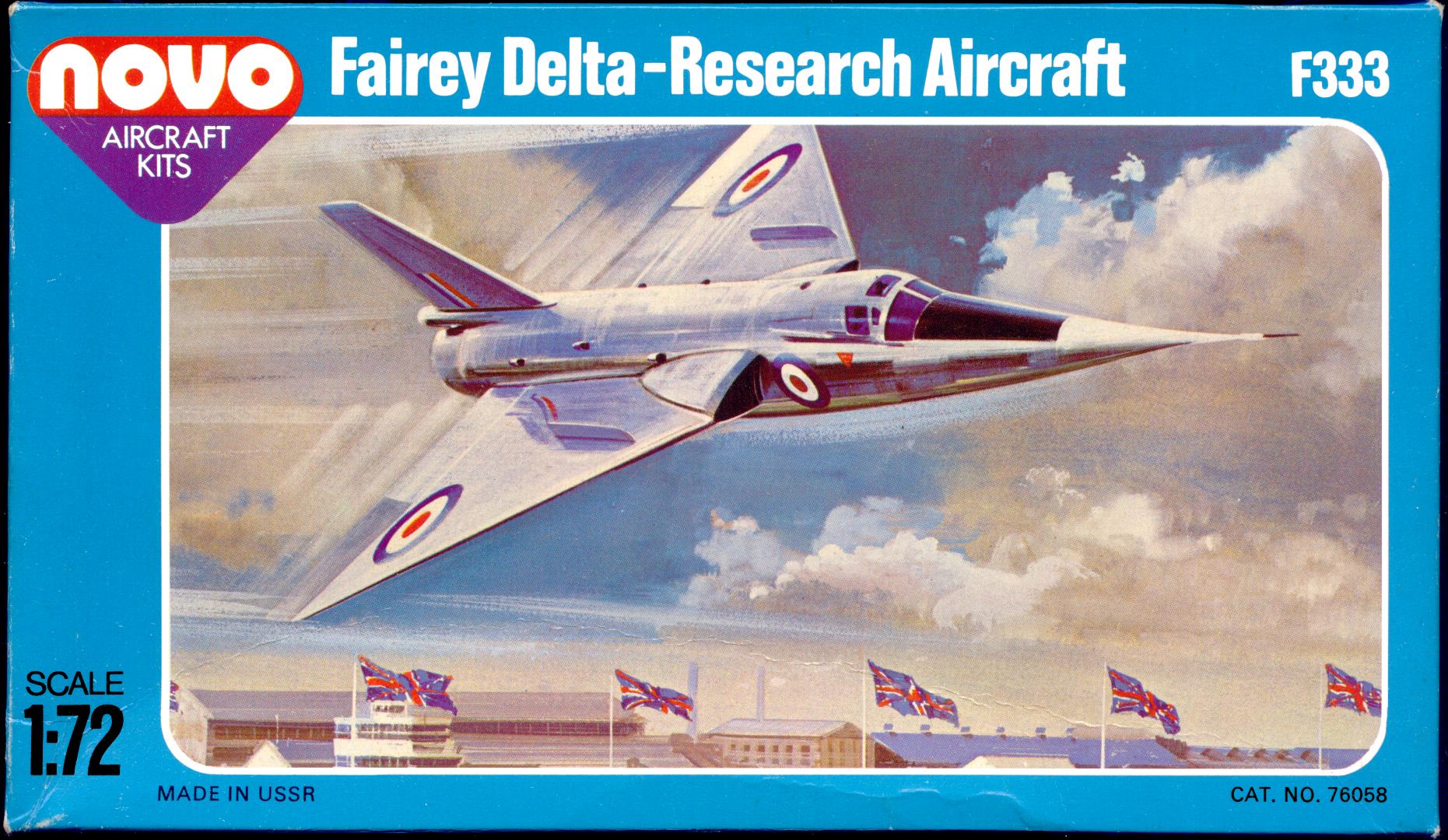  Коробка NOVO F333 Fairey Delta 2